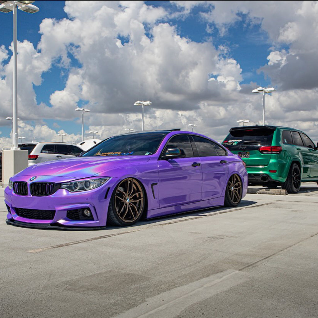 Laser Gloss Lavender Purple Vinyl Wrap