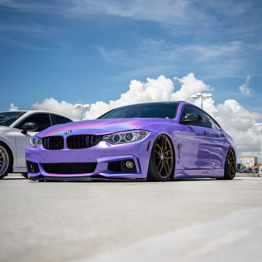 Laser Gloss Lavender Purple Vinyl Wrap
