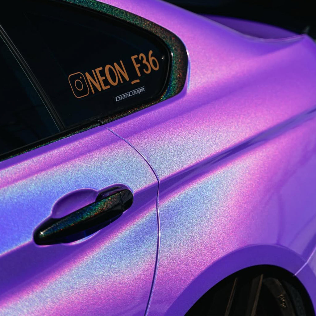 Laser Gloss Lavender Purple Vinyl Wrap
