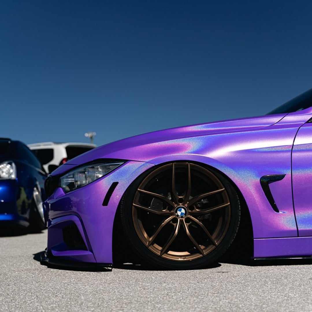 Laser Gloss Lavender Purple Vinyl Wrap