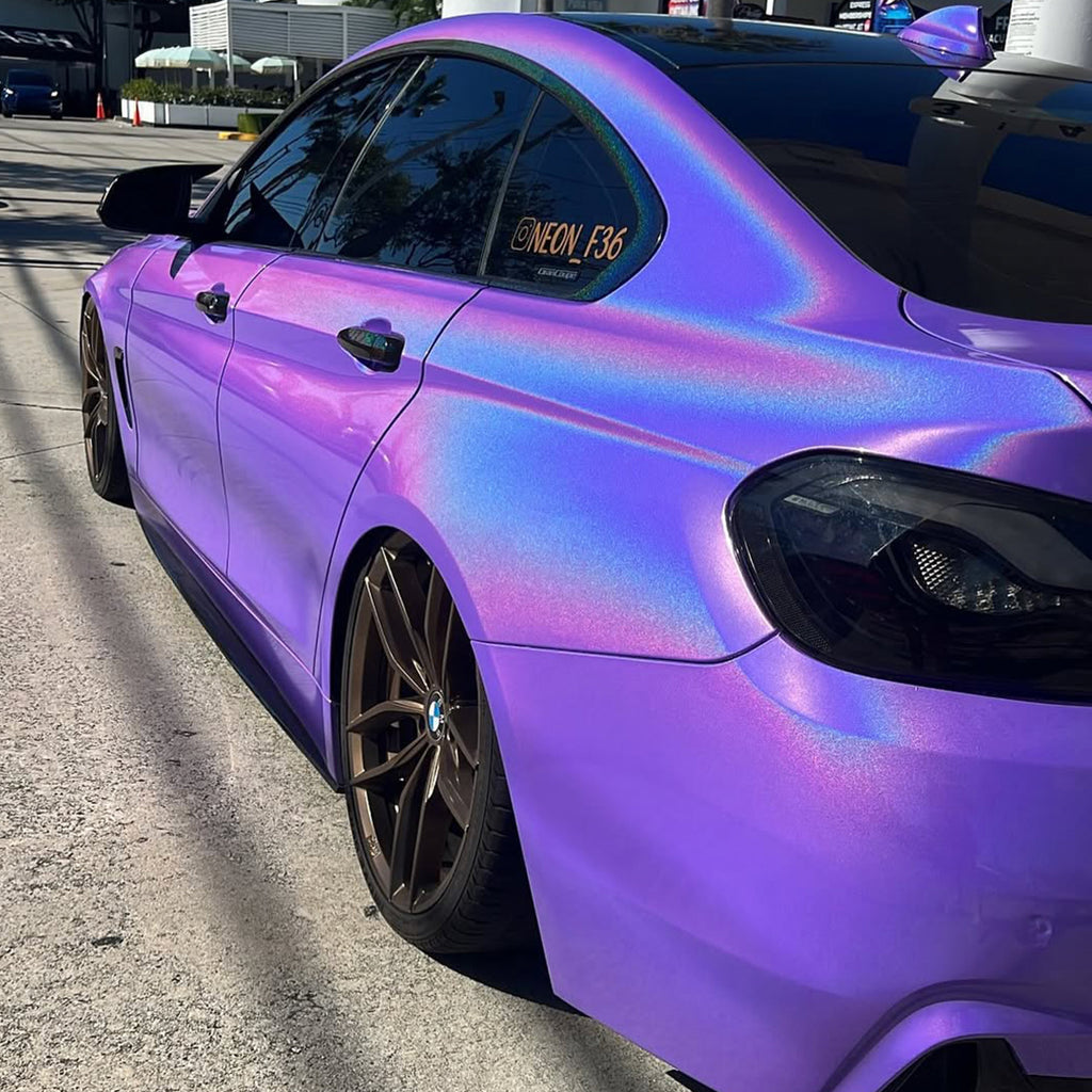 Laser Gloss Lavender Purple Vinyl Wrap