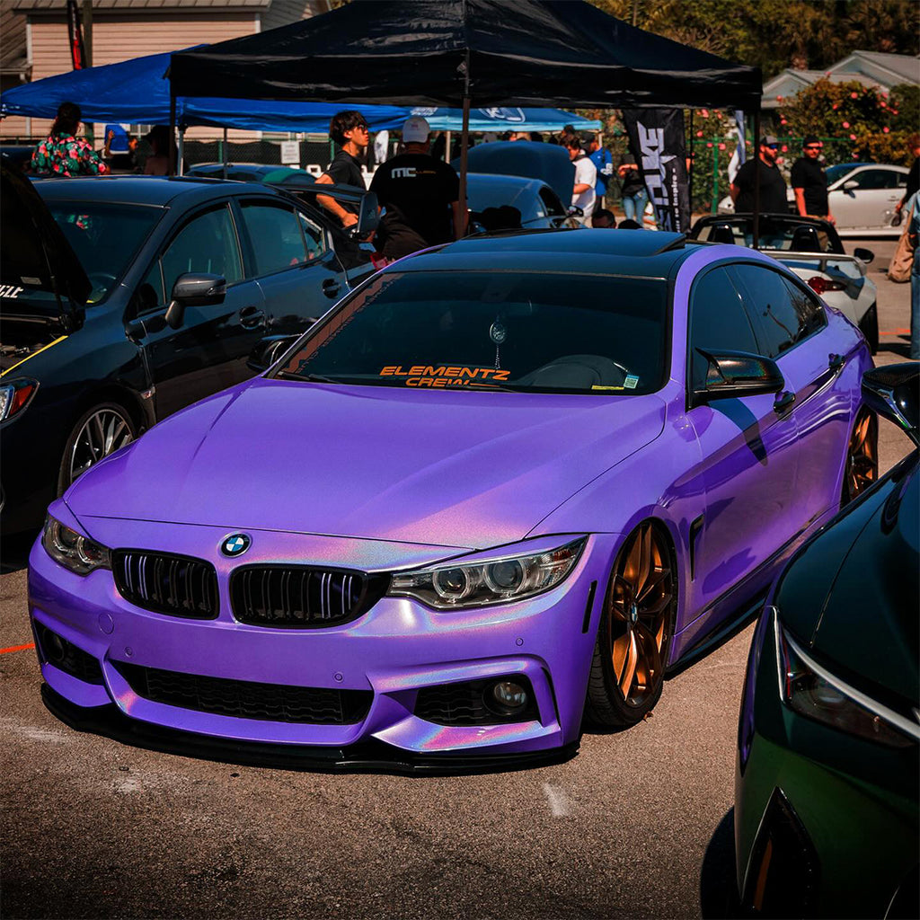 Laser Gloss Lavender Purple Vinyl Wrap