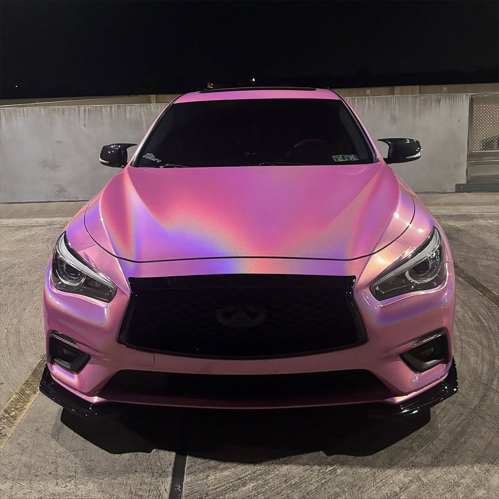 Laser Gloss Pink Vinyl Wrap
