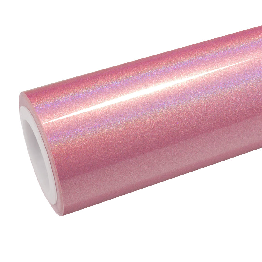 Laser Gloss Pink Vinyl Wrap automotive car wrap film
