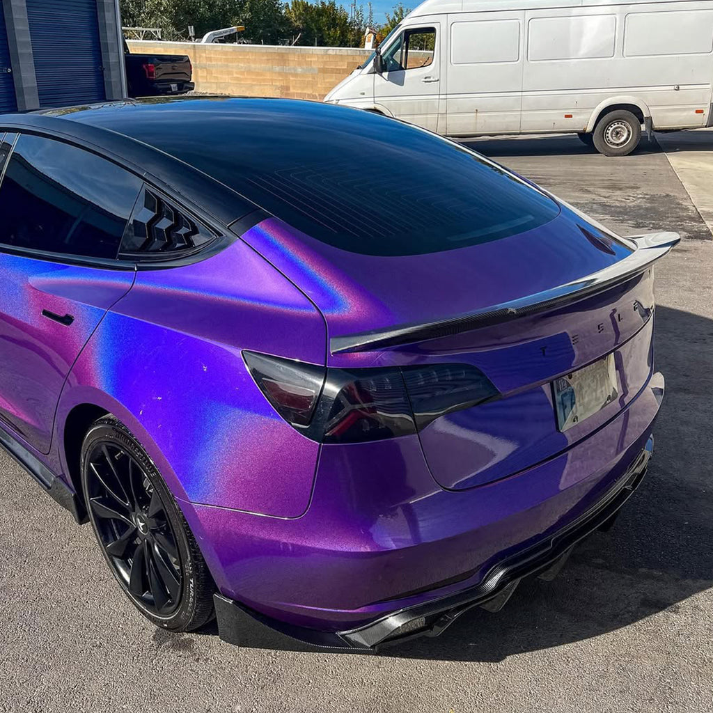 Laser Gloss Purple Vinyl Wrap