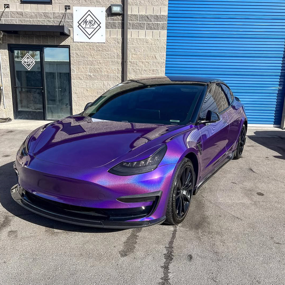 Laser Gloss Purple Vinyl Wrap