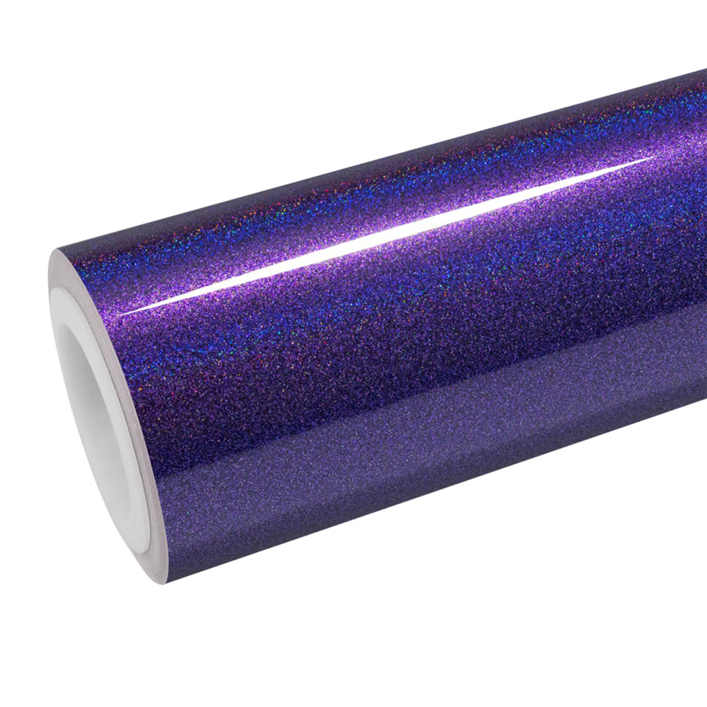 Laser Gloss Purple Vinyl Wrap - product view 1