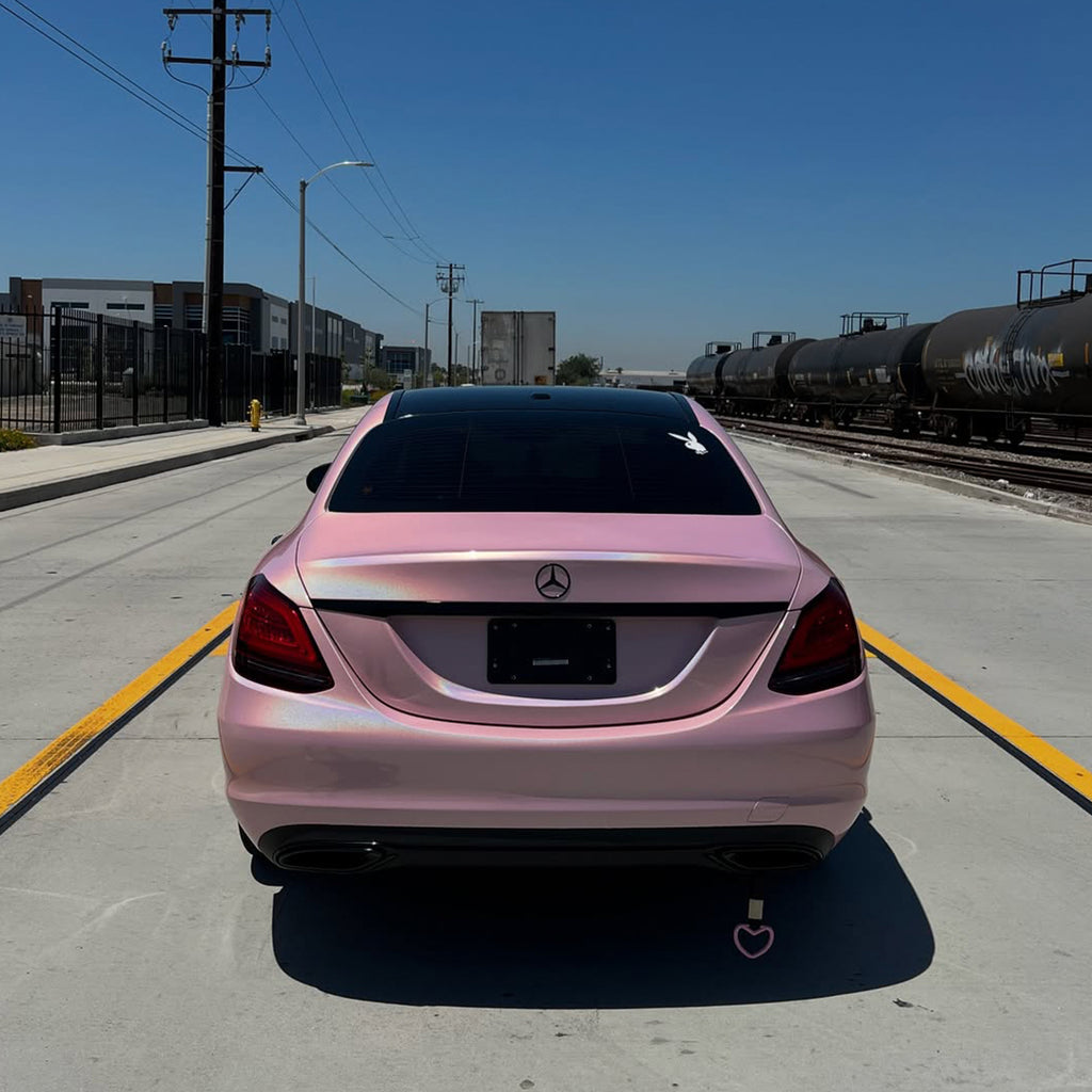 Laser Gloss Sakura Pink Vinyl Wrap