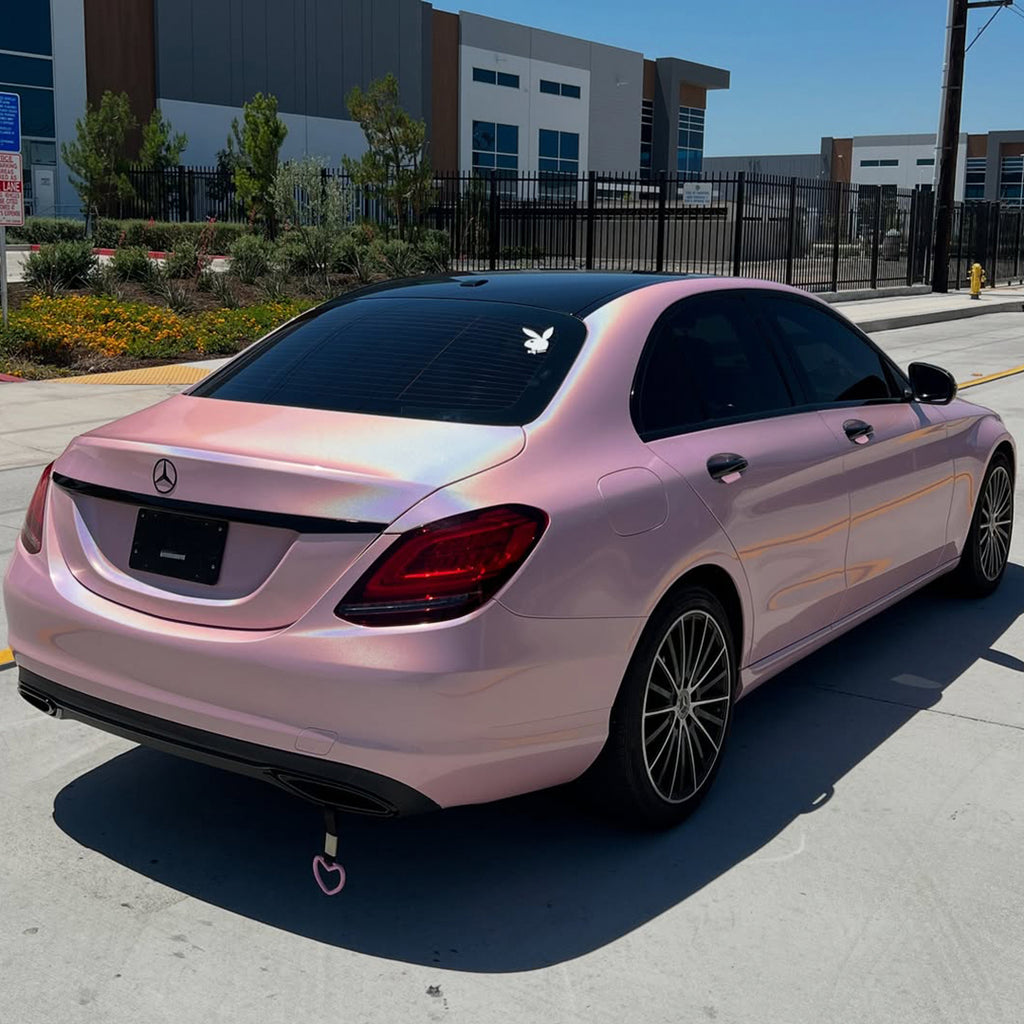 Laser Gloss Sakura Pink Vinyl Wrap