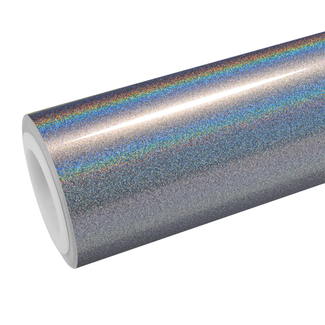 Laser Gloss Silver Vinyl Wrap - product view 1
