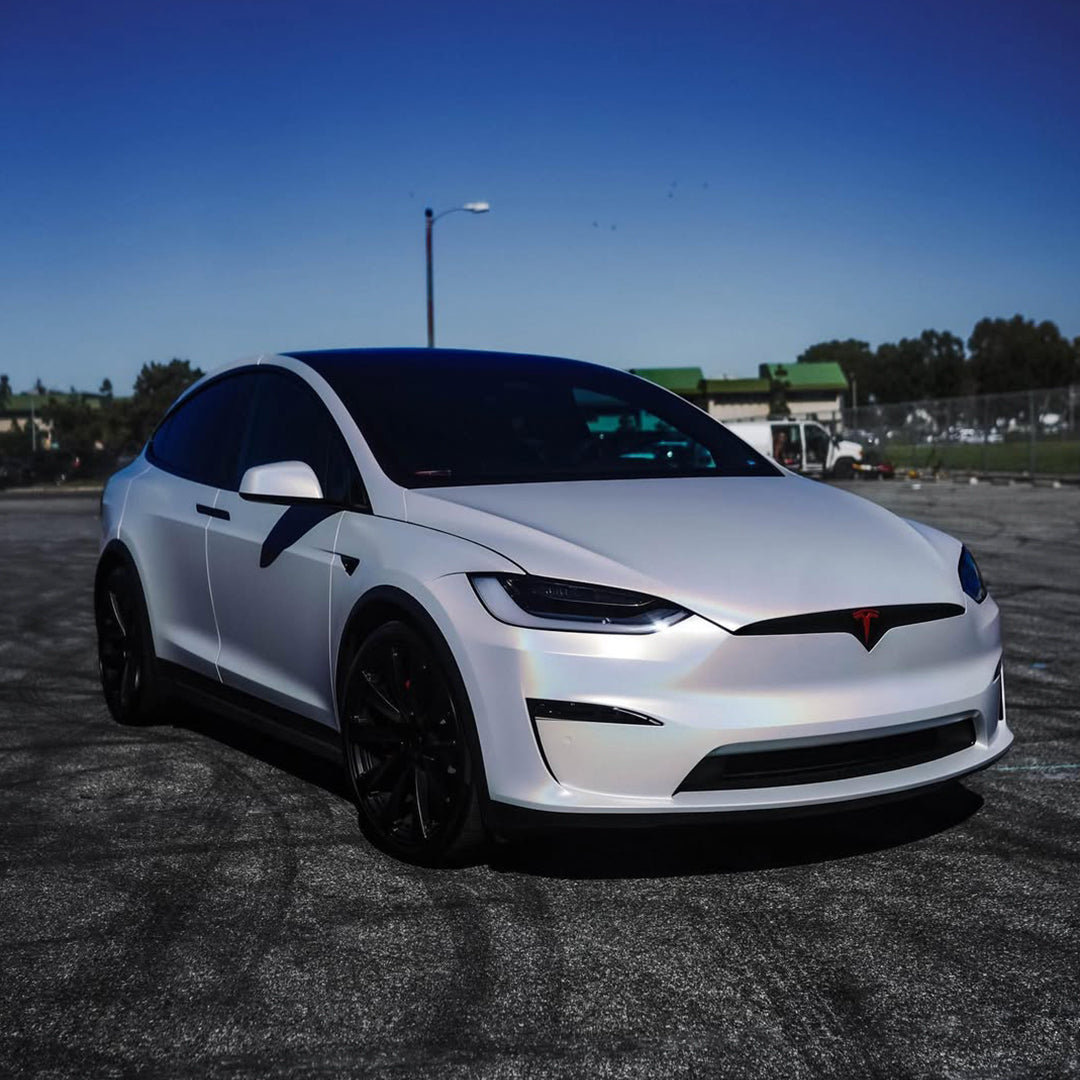 Laser Gloss White Vinyl Wrap