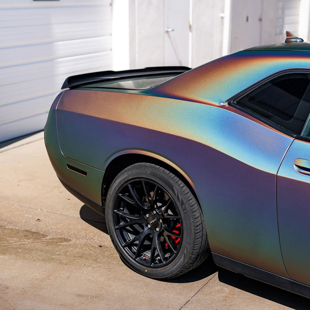 Laser Satin Gray Vinyl Wrap