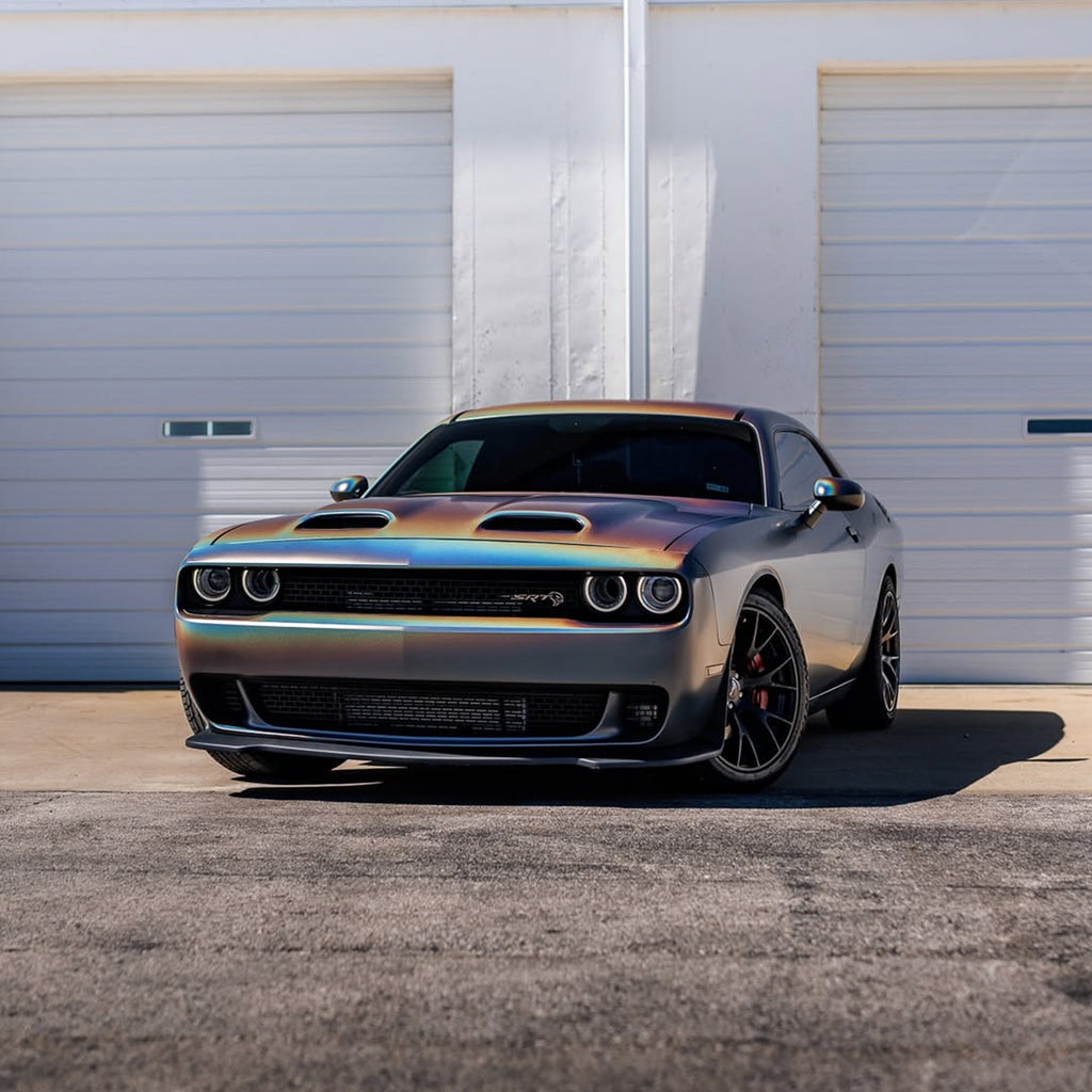 Laser Satin Gray Vinyl Wrap