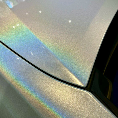 Lexus ES|Rainbow Metallic Majestic White Vinyl Wrap|Eowrap