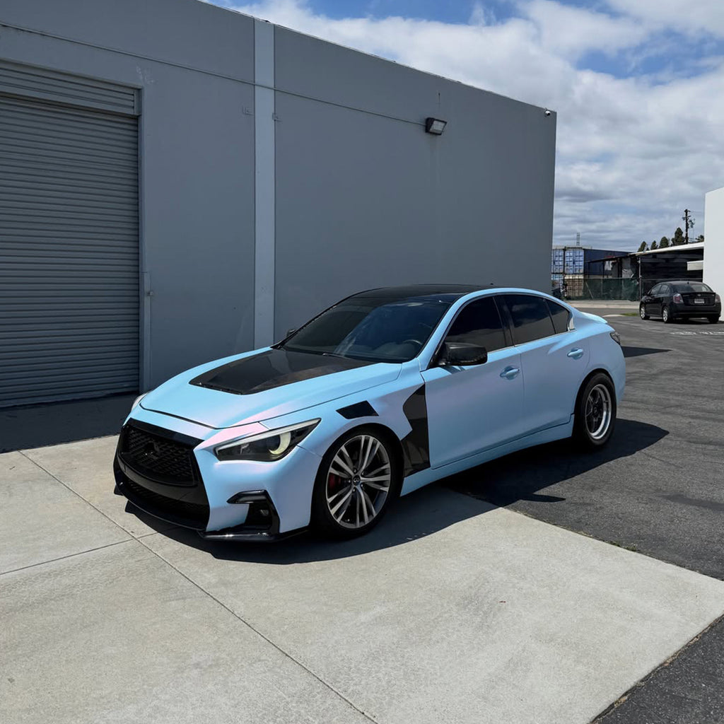 Matte Blue Shift Pink Vinyl Wrap