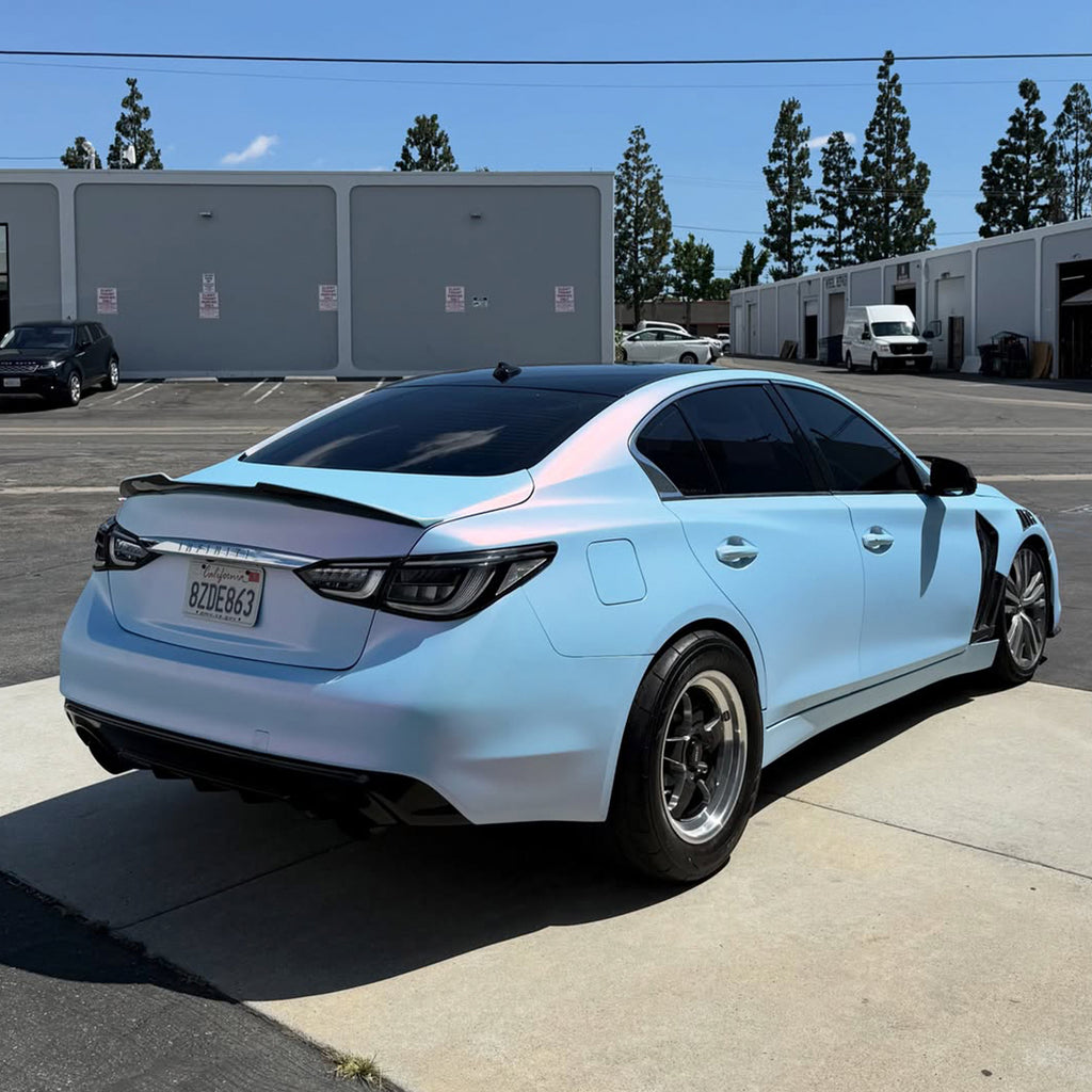 Matte Blue Shift Pink Vinyl Wrap