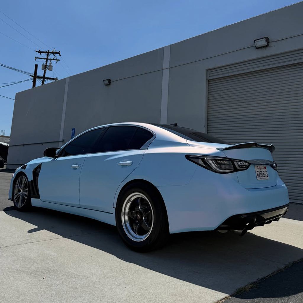 Matte Blue Shift Pink Vinyl Wrap