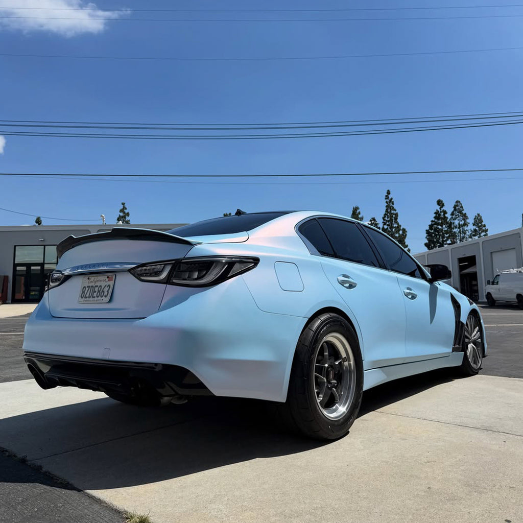 Matte Blue Shift Pink Vinyl Wrap