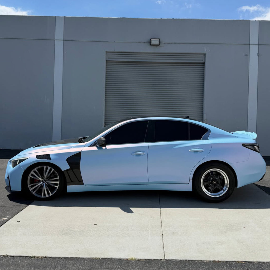 Matte Blue Shift Pink Vinyl Wrap