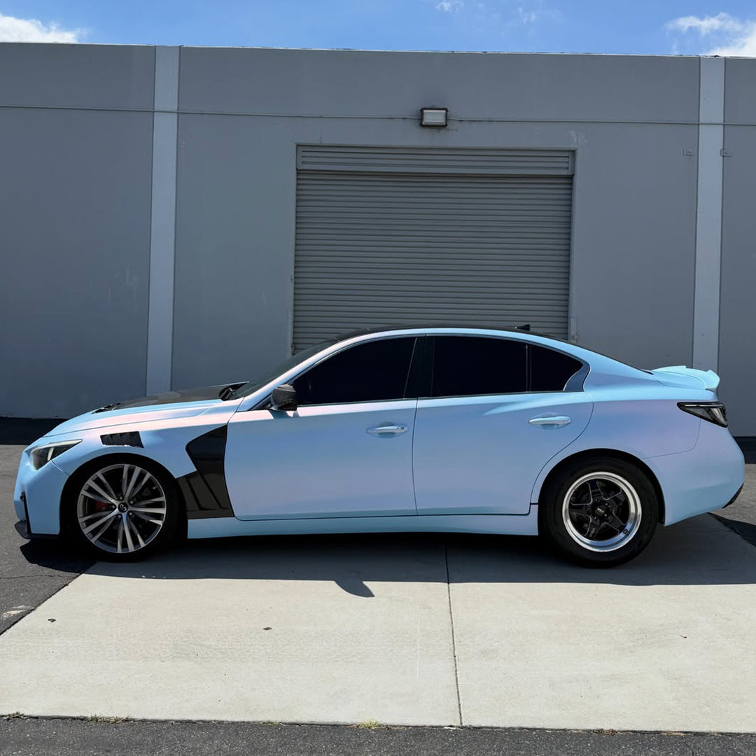 Matte Blue Shift Pink Vinyl Wrap