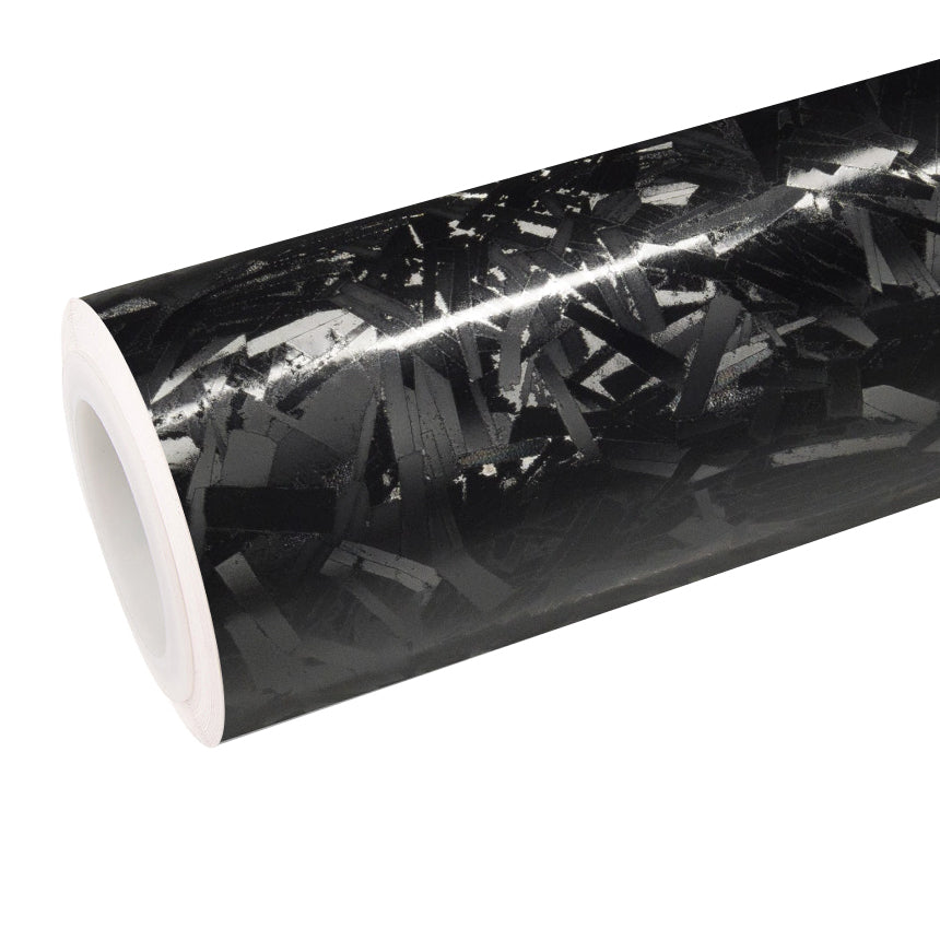 Matte Carbon Fiber Black Vinyl Wrap