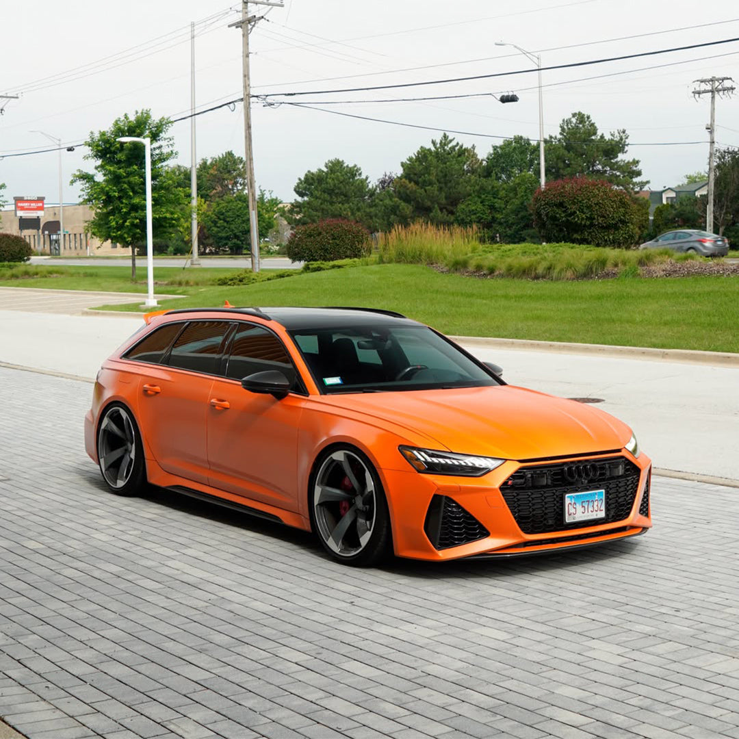 Matte Flat Orange Vinyl Wrap