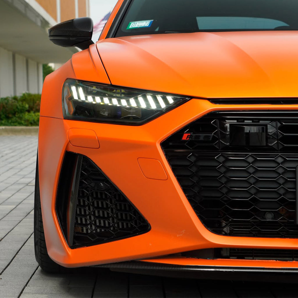 Matte Flat Orange Vinyl Wrap