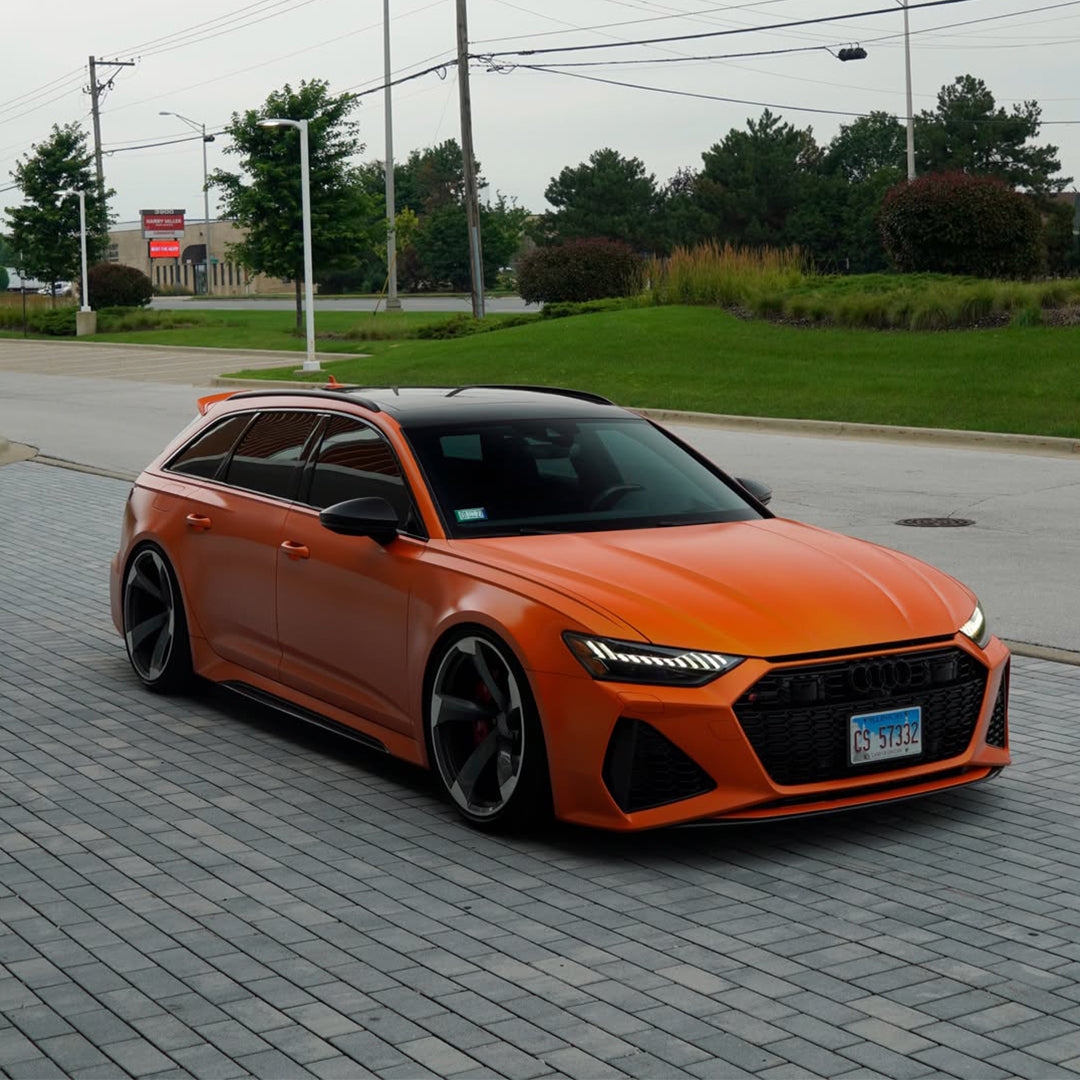 Matte Flat Orange Vinyl Wrap