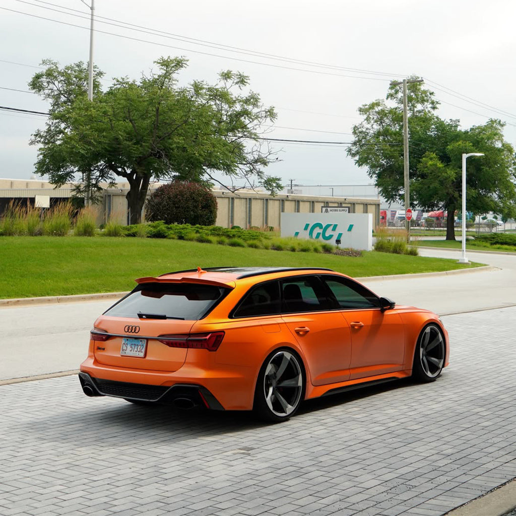 Matte Flat Orange Vinyl Wrap