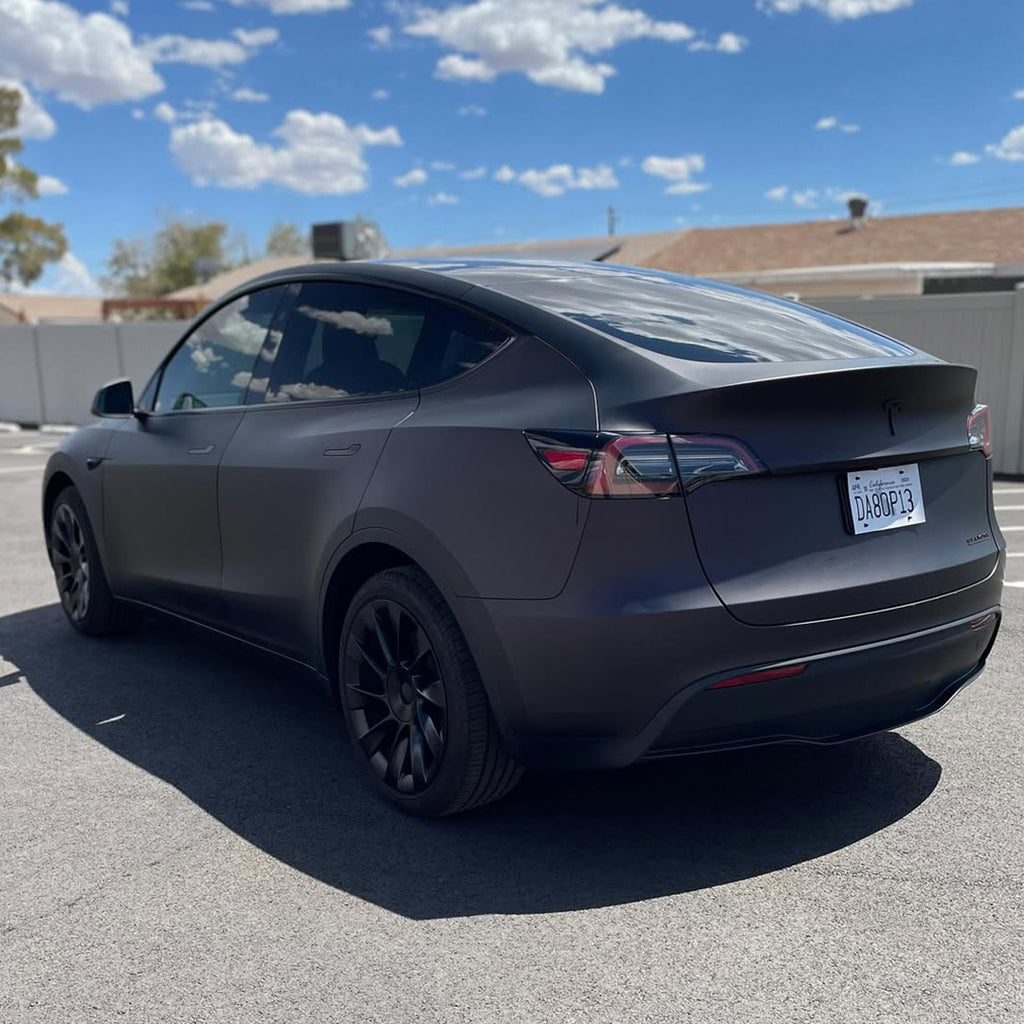Matte Metallic Blackish Purple Vinyl Wrap