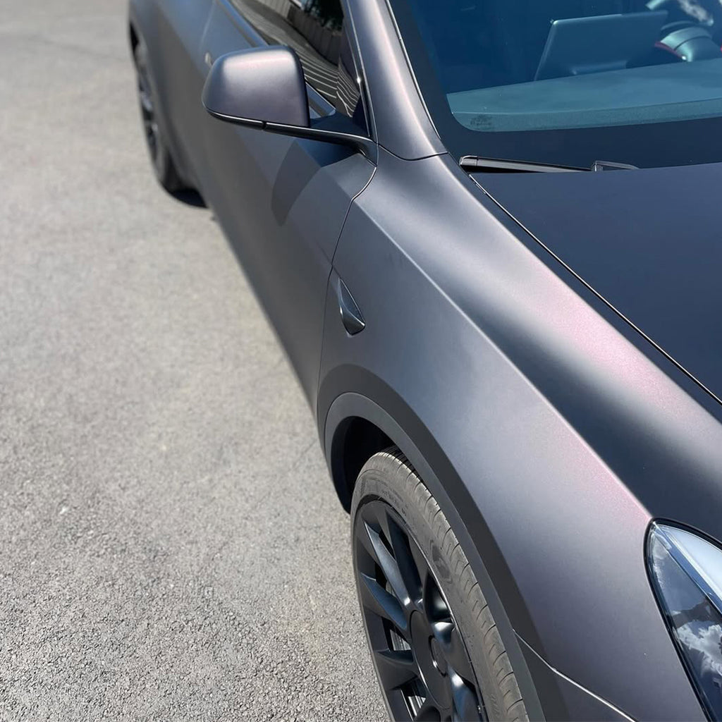 Matte Metallic Blackish Purple Vinyl Wrap