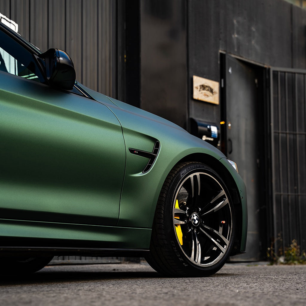 Matte Metallic Dark Green Vinyl Wrap