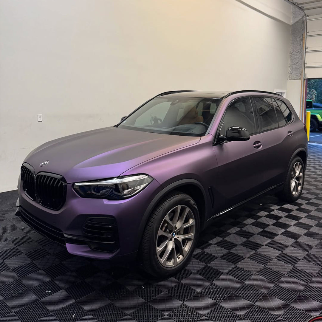 Matte Metallic Magic Purple Vinyl Wrap