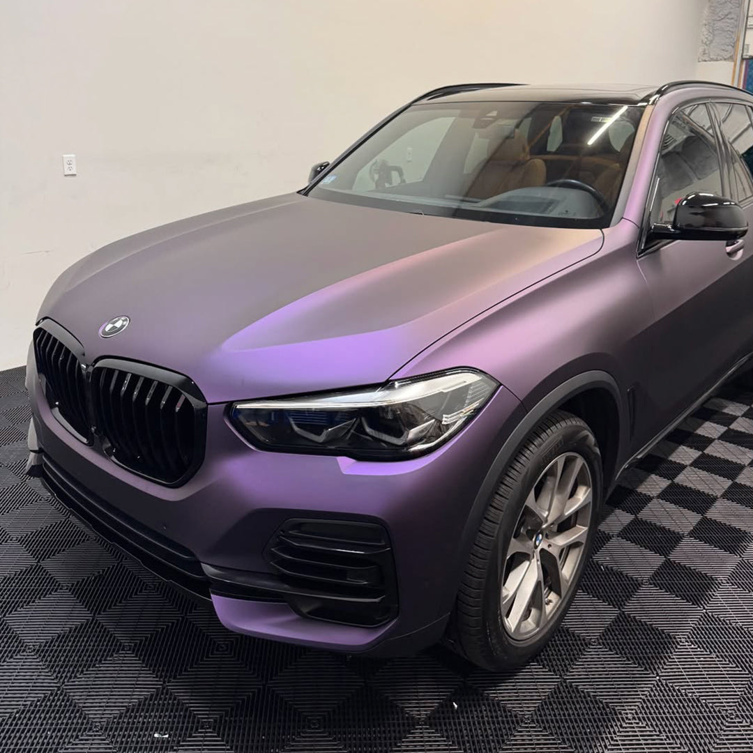 Matte Metallic Magic Purple Vinyl Wrap