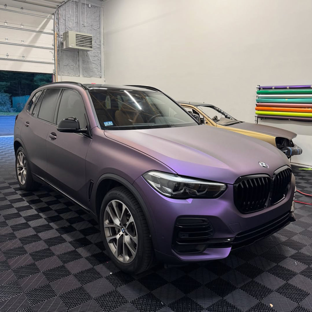 Matte Metallic Magic Purple Vinyl Wrap