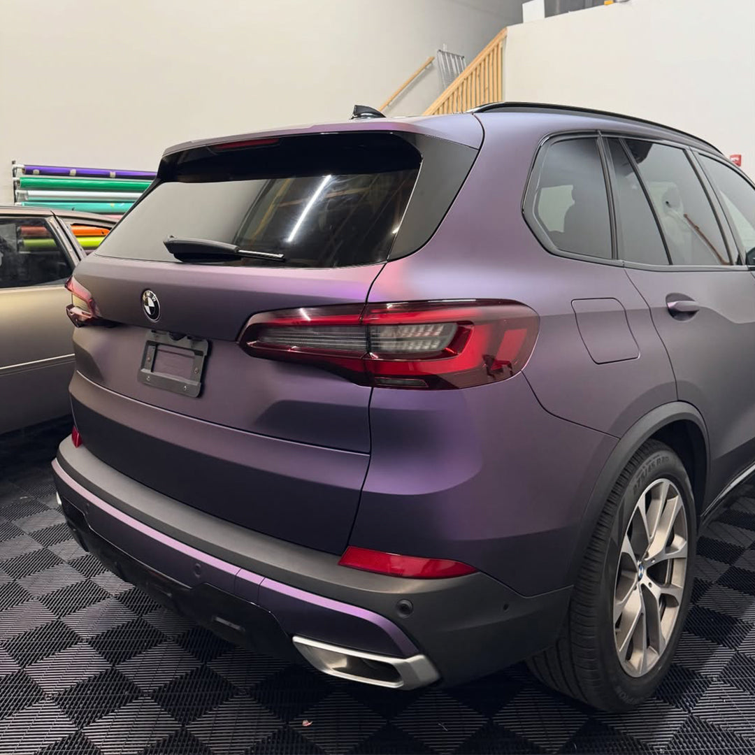 Matte Metallic Magic Purple Vinyl Wrap