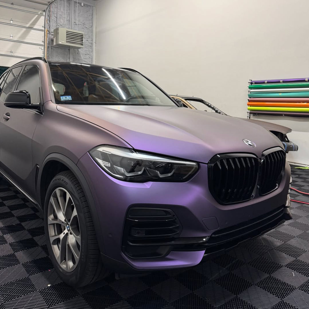 Matte Metallic Magic Purple Vinyl Wrap