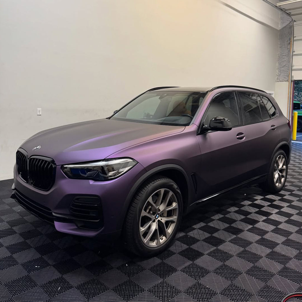 Matte Metallic Magic Purple Vinyl Wrap