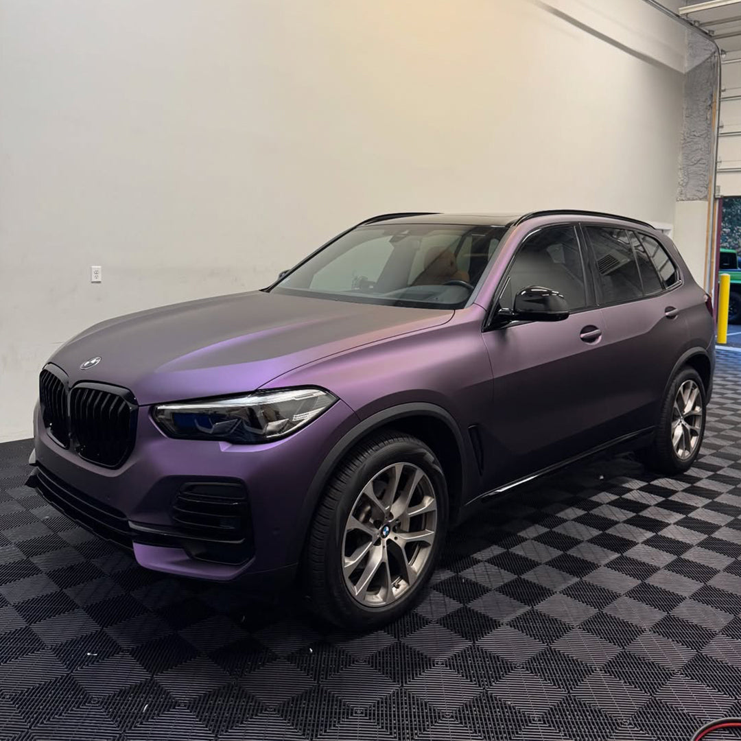 Matte Metallic Magic Purple Vinyl Wrap