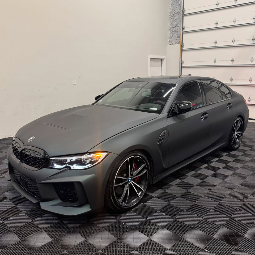 Matte Metallic Mysterious Green Vinyl Wrap