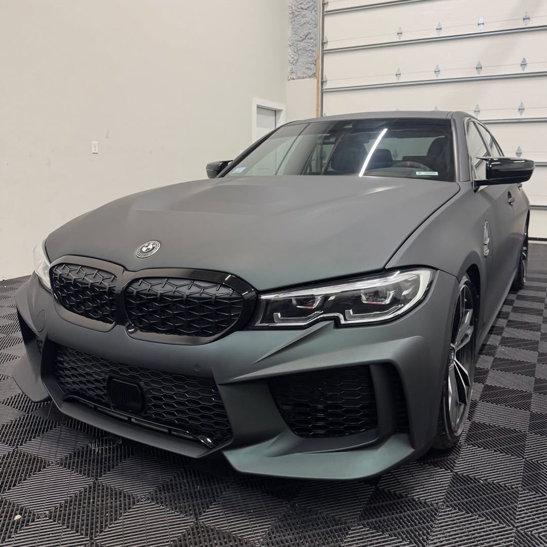 Matte Metallic Mysterious Green Vinyl Wrap