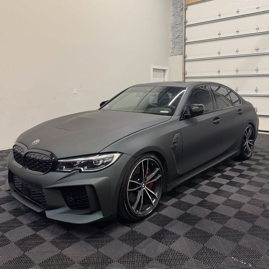 Matte Metallic Mysterious Green Vinyl Wrap