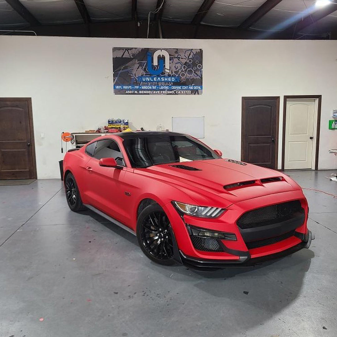 Matte Red Vinyl Wrap