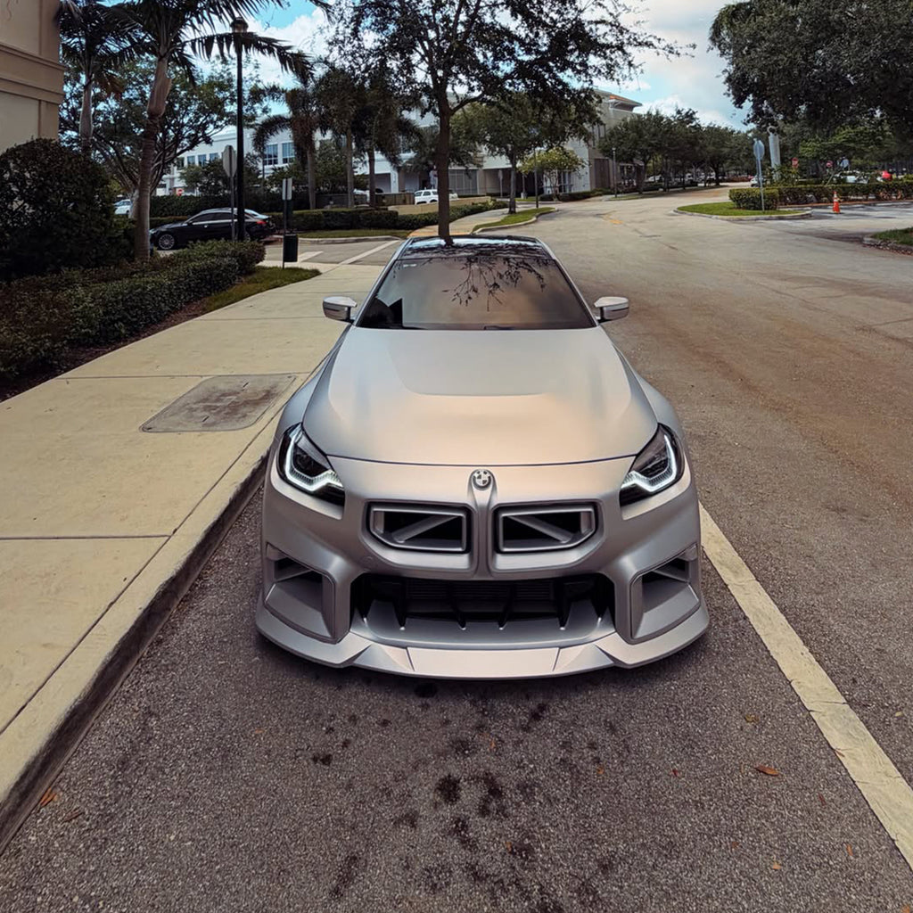 Matte Silver Red Vinyl Wrap