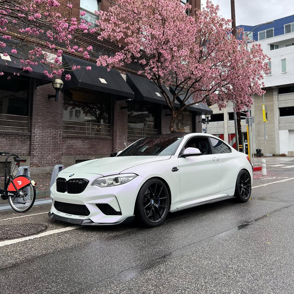 Matte White Purple Vinyl Wrap