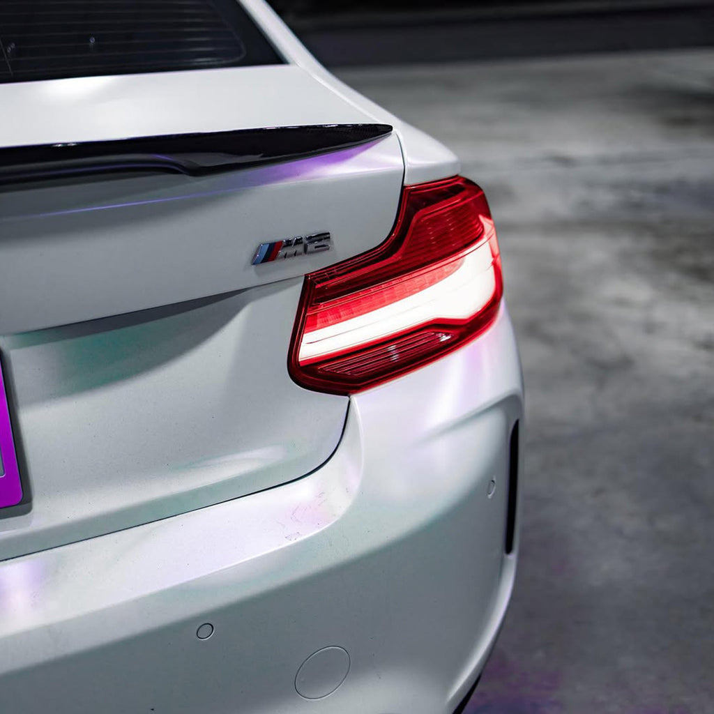 Matte White Purple Vinyl Wrap
