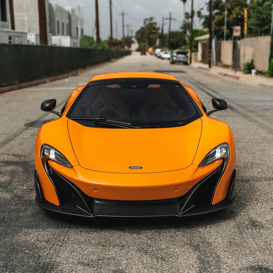 McLaren 570S|High Glossy McLaren Orange Vinyl Wrap|Eowrap