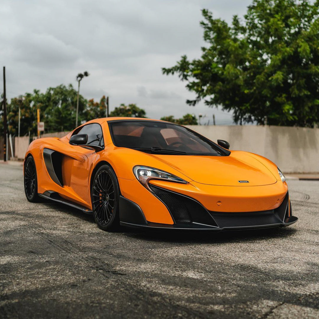 McLaren 570S|High Glossy McLaren Orange Vinyl Wrap|Eowrap