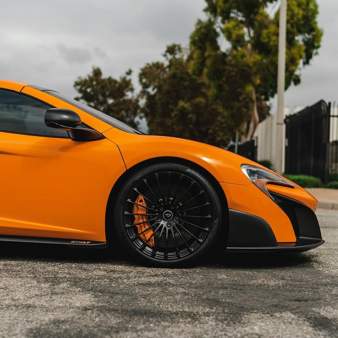 McLaren 570S|High Glossy McLaren Orange Vinyl Wrap|Eowrap