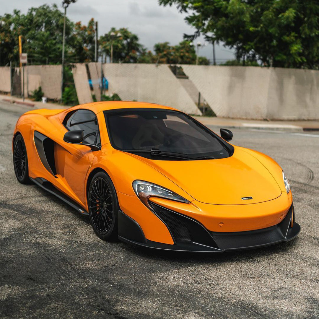 McLaren 570S|High Glossy McLaren Orange Vinyl Wrap|Eowrap